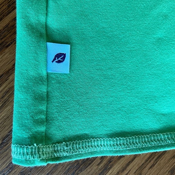 L.L. Bean Green Pima Cotton Crew Neck Top Size XS - Picture 9 of 10